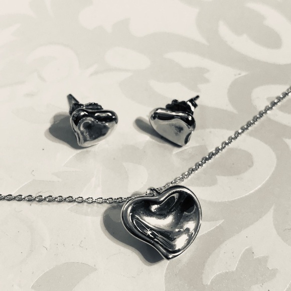 Tiffany & Co. Jewelry - Tiffany & Co. Elsa Peretti Necklace & Earring Set